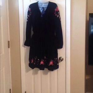 a.n.a A New Approach velour casual dress Sz: M